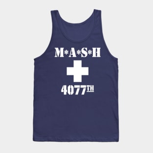 MASH m*a*s*h White Cross 4077th Korea Tank Top